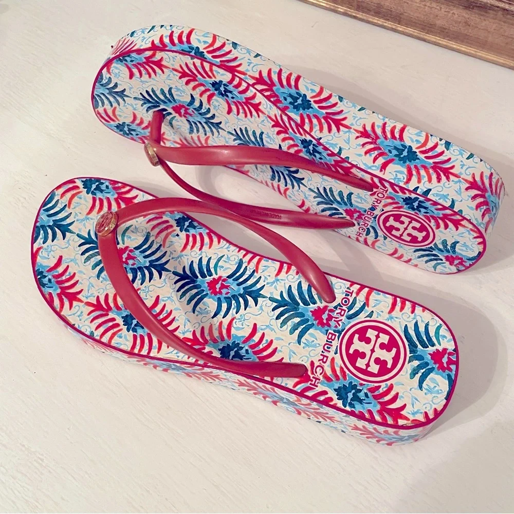 Tory Burch platform, Flipflops Sandals Sizev 7.5 ~8 Women